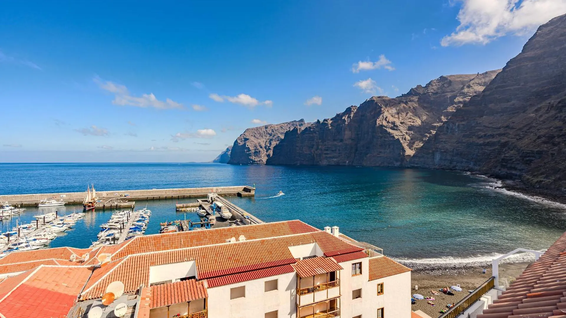 Apartment 2Bdr With Terrace & Ocean View - Los Gigantes Santiago Del Teide
